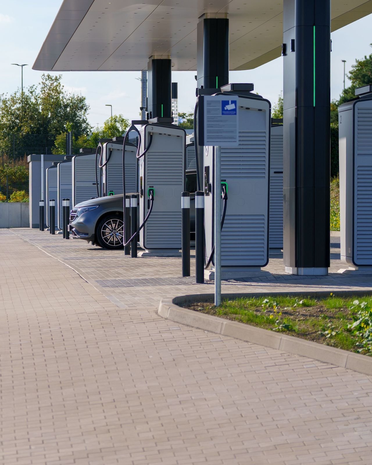 EV charging station network